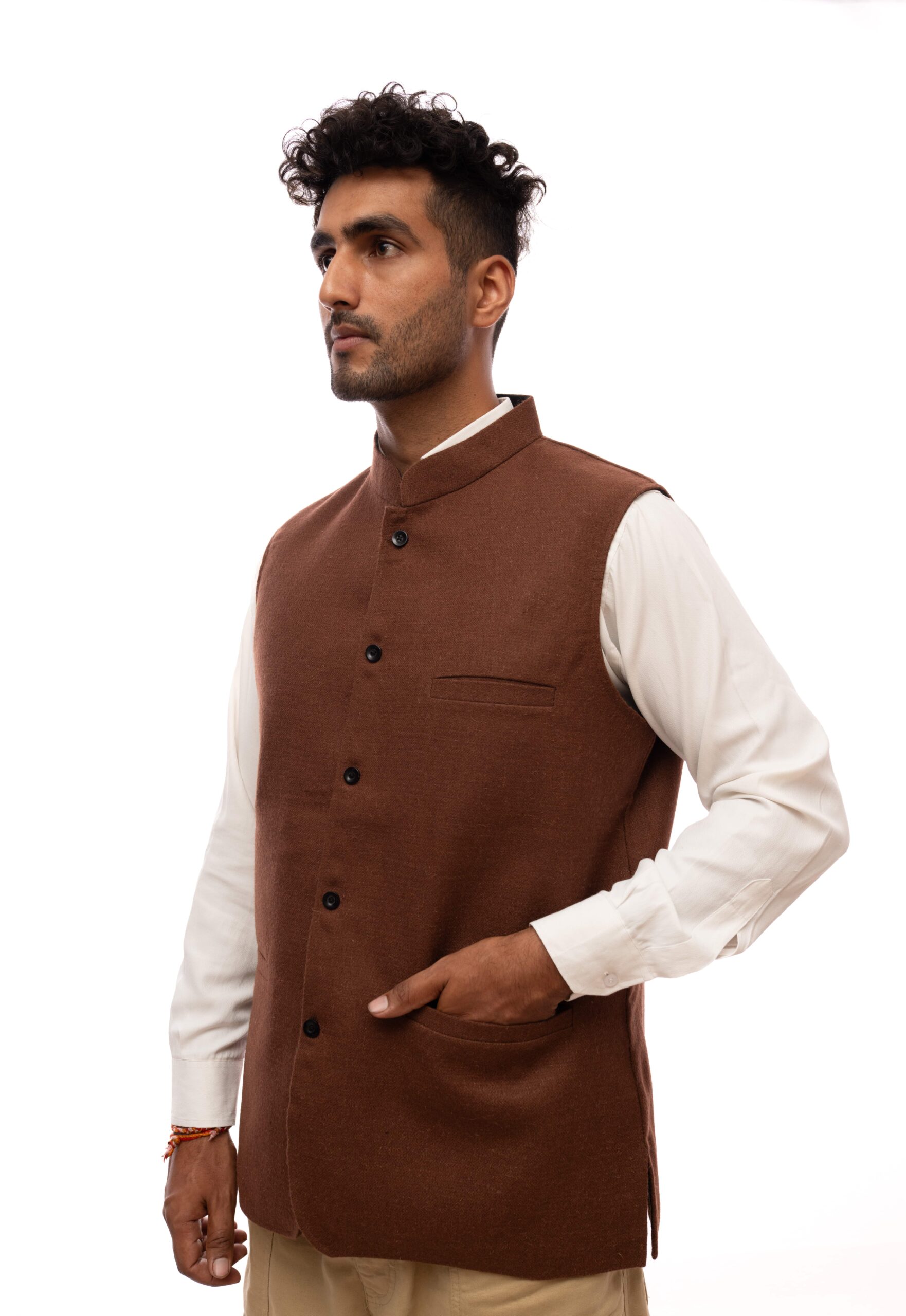 Light Grey Wool Modi Jacket – Owncraft Online Woolen Clothing Store