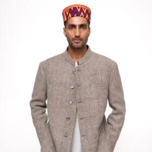Gaddi Heritage Woolen Nehru Coat