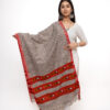 Kullu 3 Stripe Kingree Design Stole - Image 6