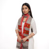 Kullu 3 Stripe Kingree Design Stole - Image 3