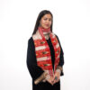 Kullu 3 Stripe Kingree Design Stole - Image 2