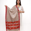 Kullu 3 Stripe Kingree Design Stole - Image 7